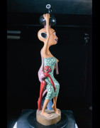 Sculpture Shetani Femme et enfants - Agostino Malaba - Makonde