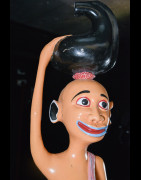 Sculpture Shetani Femme et enfants - Agostino Malaba - Makonde