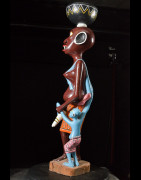 Sculpture Shetani Femme et enfant - Agostino Malaba - Makonde