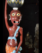 Sculpture Shetani Femme et enfant - Agostino Malaba - Makonde