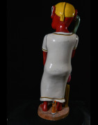 Sculpture Shetani Homme Au Télephone - Agostino Malaba - Makonde