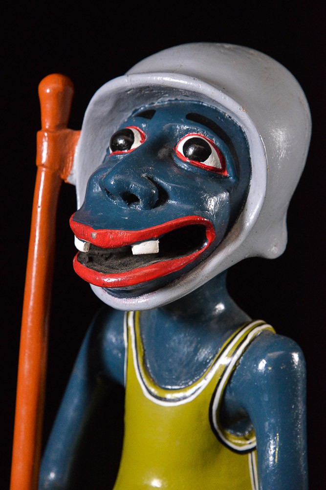 Sculpture Shetani Homme Et Animal - Agostino Malaba - Makonde