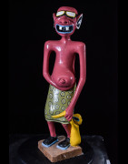Sculpture Shetani Homme Aux Lunettes - Agostino Malaba - Makonde