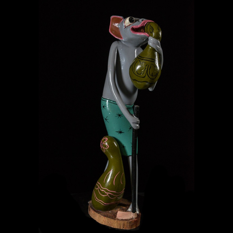 Sculpture Shetani Rongeur Anthropomorphique - Agostino Malaba - Makonde