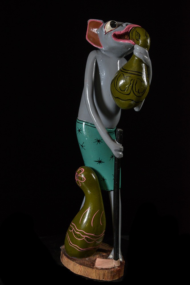 Sculpture Shetani Rongeur Anthropomorphique - Agostino Malaba - Makonde