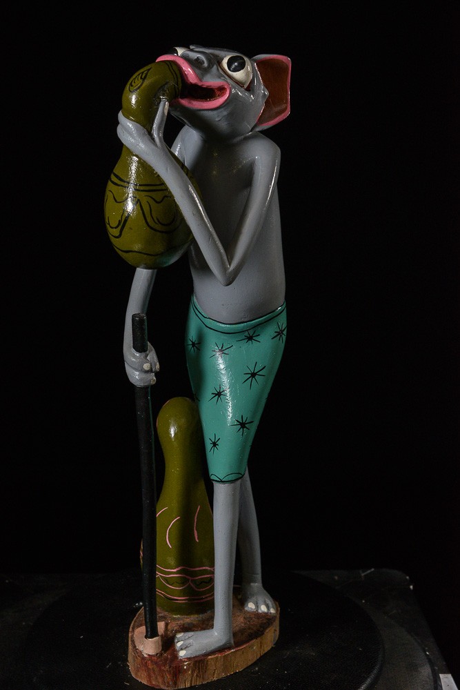 Sculpture Shetani Rongeur Anthropomorphique - Agostino Malaba - Makonde