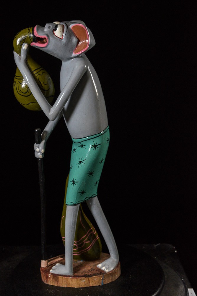 Sculpture Shetani Rongeur Anthropomorphique - Agostino Malaba - Makonde