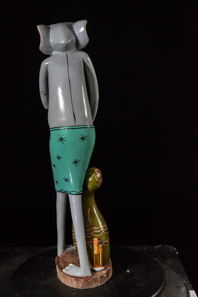 Sculpture Shetani Rongeur Anthropomorphique - Agostino Malaba - Makonde