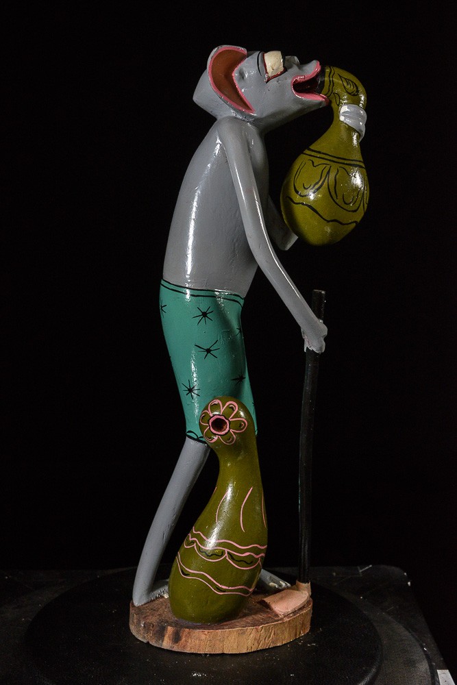 Sculpture Shetani Rongeur Anthropomorphique - Agostino Malaba - Makonde