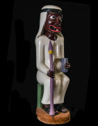Sculpture Shetani Homme Sage - Agostino Malaba - Makonde