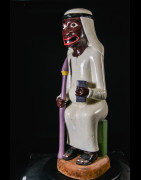 Sculpture Shetani Homme Sage - Agostino Malaba - Makonde