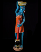 Sculpture Shetani Femme Agriculteur - Agostino Malaba - Makonde