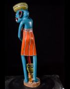 Sculpture Shetani Femme Agriculteur - Agostino Malaba - Makonde