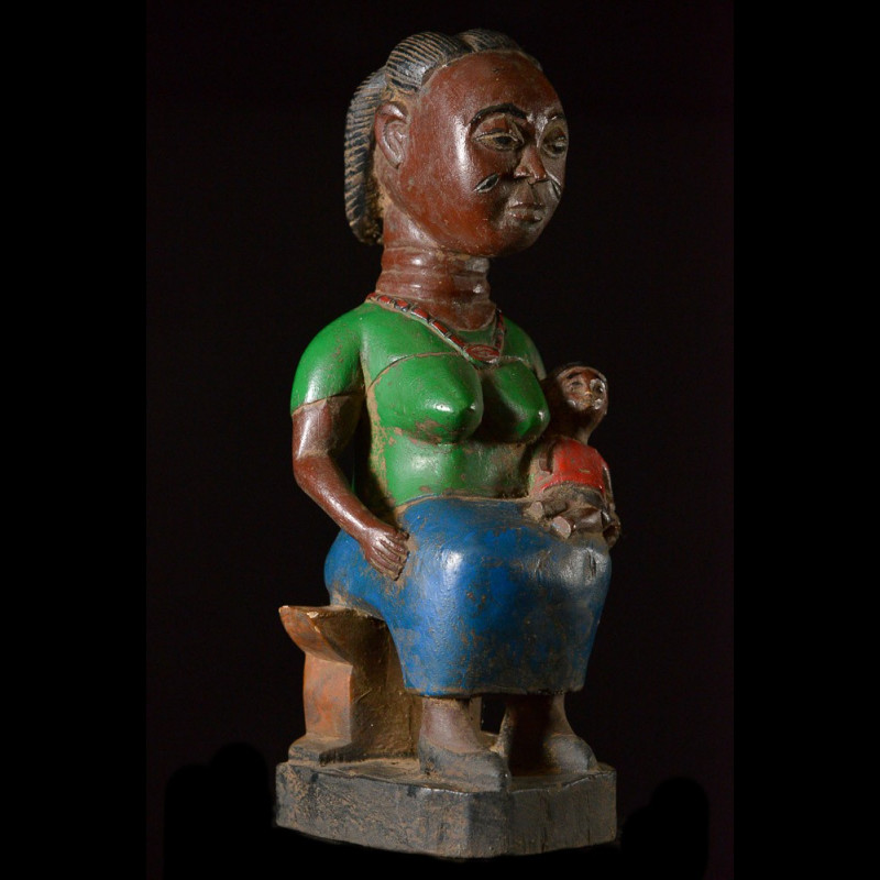 Statuette Maternite - Baoule - Côte d'Ivoire