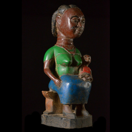 Statuette Maternite - Baoule - Côte d'Ivoire