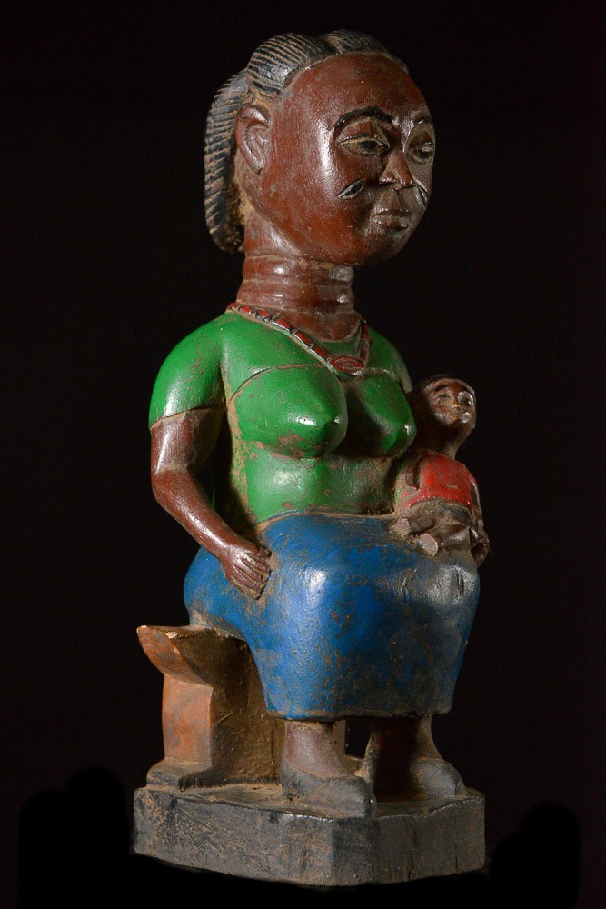 Statuette Maternite - Baoule - Côte d'Ivoire