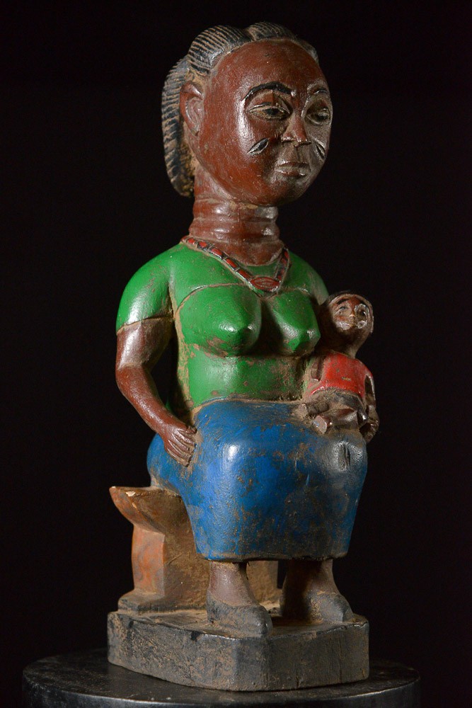 Statuette Maternite - Baoule - Côte d'Ivoire