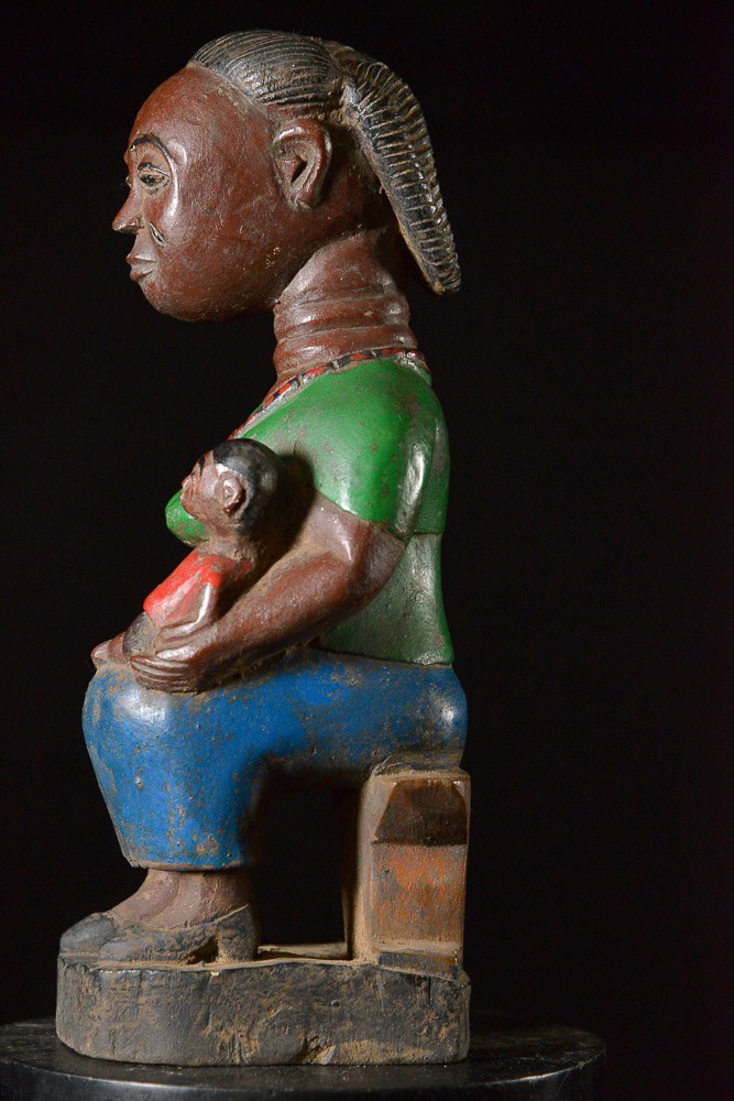 Statuette Maternite - Baoule - Côte d'Ivoire
