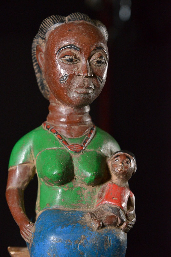 Statuette Maternite - Baoule - Côte d'Ivoire
