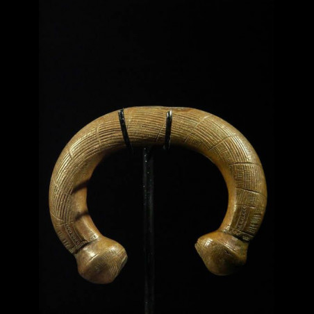 Bracelet Monnaie - Ethnie inconnue - Cuivre rouge Afrique