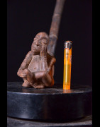 Pipe en bois et terre cuite - Kapsiki - Bamoun / Cameroun