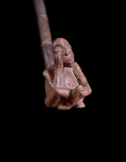 Pipe en bois et terre cuite - Kapsiki - Bamoun / Cameroun