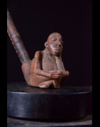 Pipe en bois et terre cuite - Kapsiki - Bamoun / Cameroun