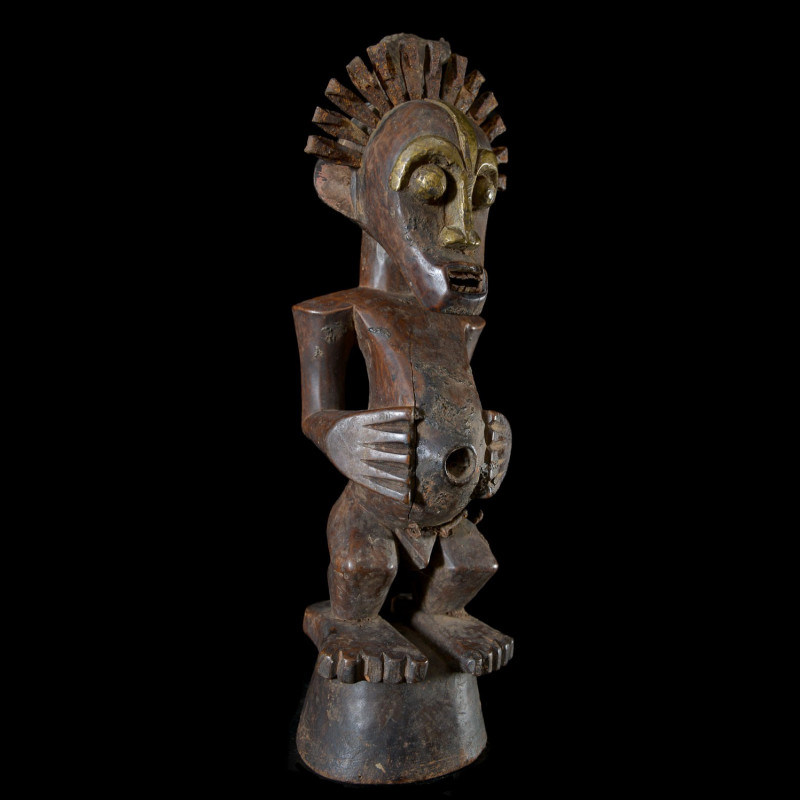 Amulette nkishi de feticheur - Songye - RDC Zaire