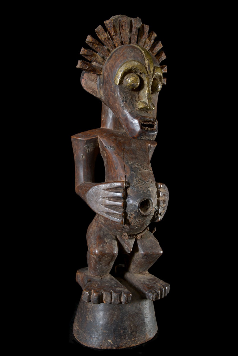 Amulette nkishi de feticheur - Songye - RDC Zaire