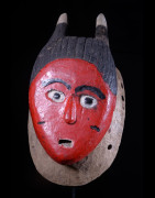Masque Seli totem rouge - Gouro - Côte d'Ivoire