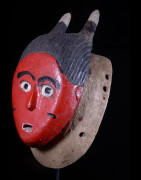 Masque Seli totem rouge - Gouro - Côte d'Ivoire