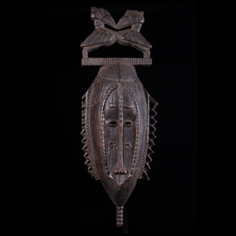 Masque de danses Beduo / Bedwo - Gouro / Baoulé - Côte d'Ivoire