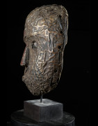 Masque en cuivre ngongo munene - Ding Tukongo - RDC Zaire