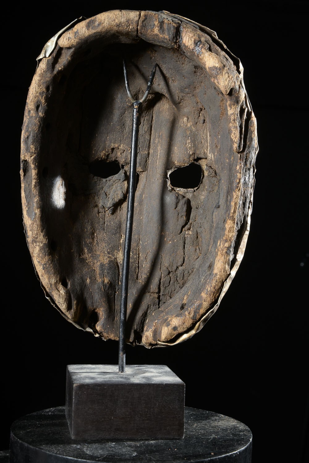 Masque en métal ngongo munene - Ding Tukongo - RDC Zaire