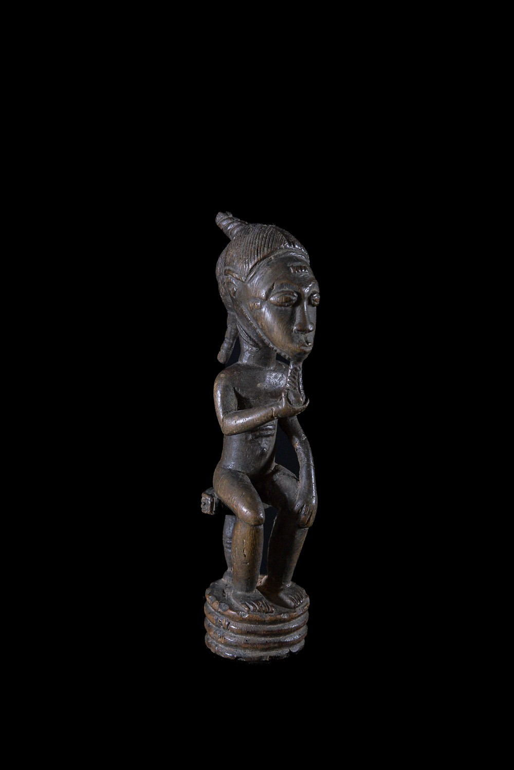 Statuette de roi - Baoule - Côte d'Ivoire