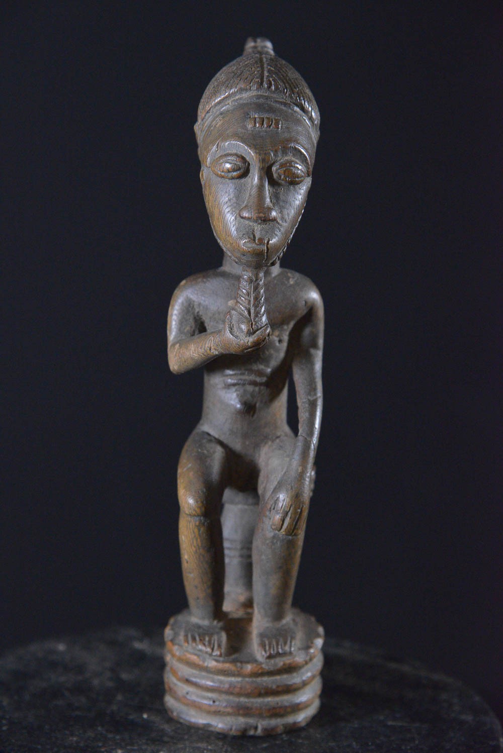 Statuette de roi - Baoule - Côte d'Ivoire