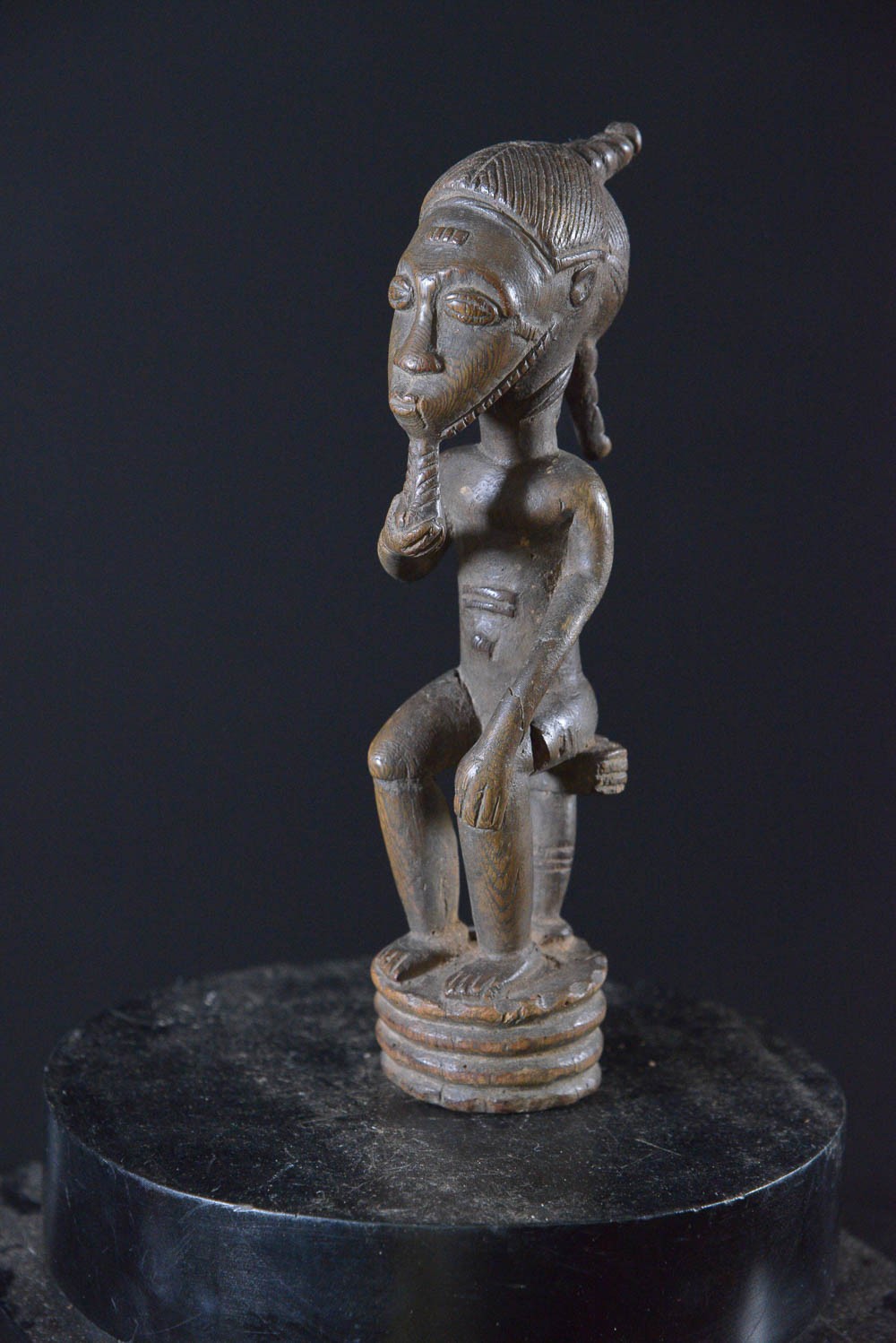 Statuette de roi - Baoule - Côte d'Ivoire