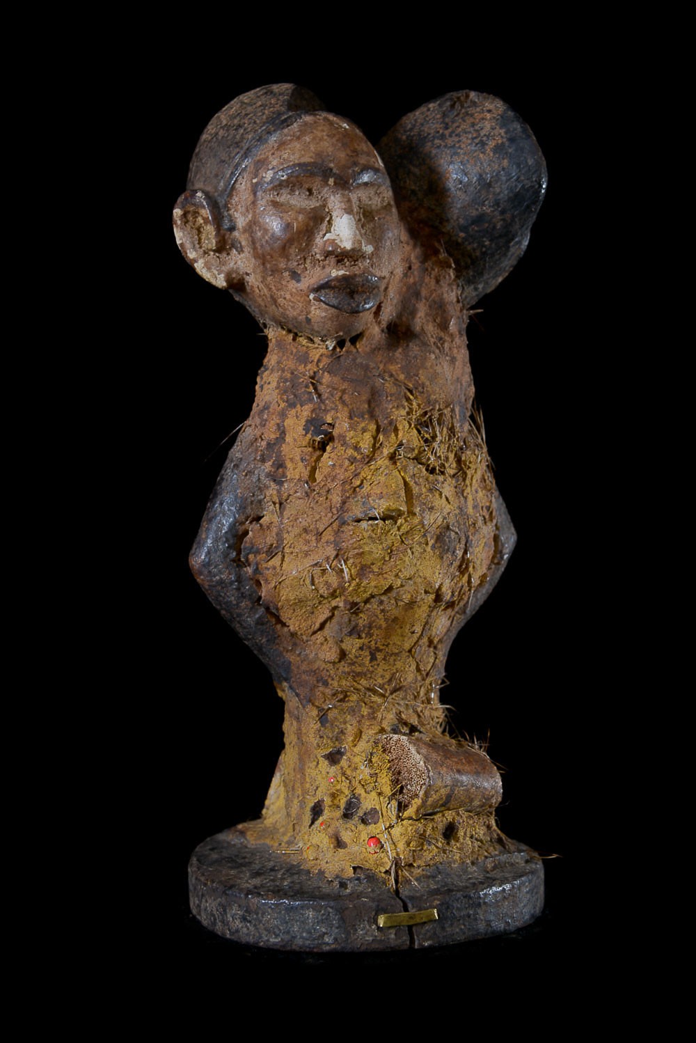 Fetiche Nkisi Nkonde Janiforme - Yombe - RDC Zaire - Nkisi Nkonde