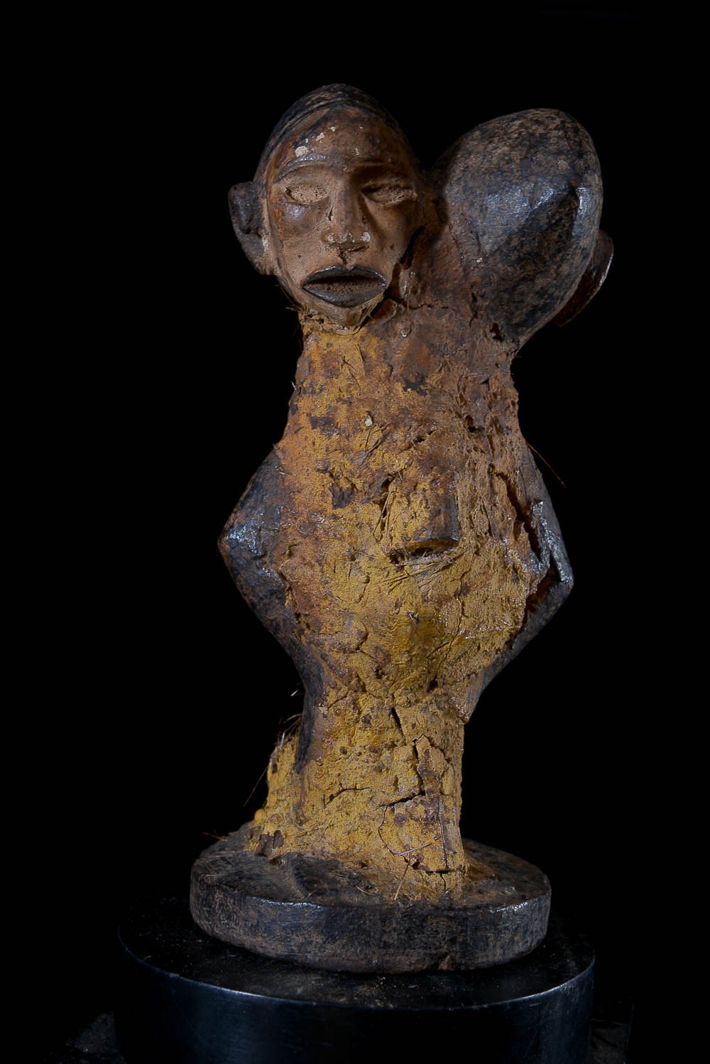 Fetiche Nkisi Nkonde Janiforme - Yombe - RDC Zaire - Nkisi Nkonde