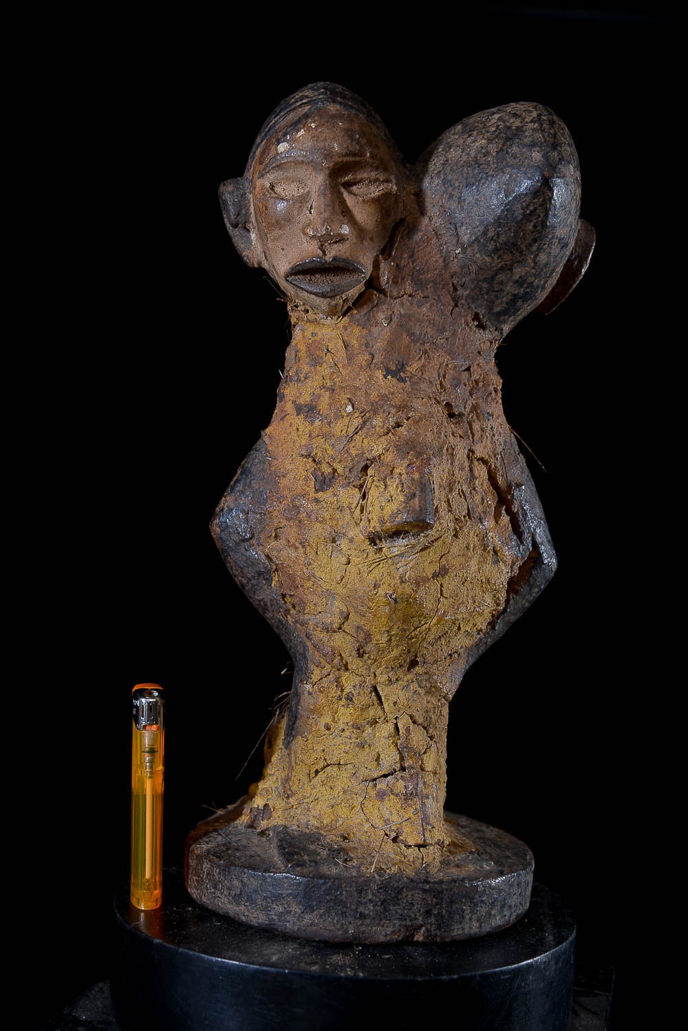 Fetiche Nkisi Nkonde Janiforme - Yombe - RDC Zaire - Nkisi Nkonde