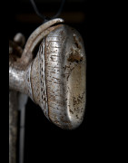 Zandé massue en fonte d'aluminium - Mossi - Burkina Faso - Objets de regalia