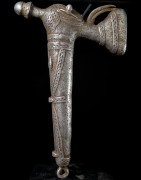 Zandé massue en fonte d'aluminium - Mossi - Burkina Faso - Objets de regalia
