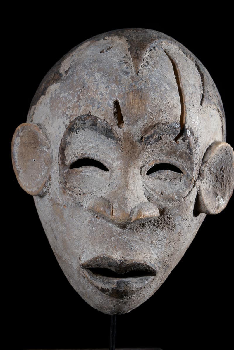 Masque de ceremonie Blanc - Idoma - Nigeria