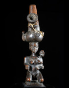 Pipe céremonielle a tabac ou chanvre - Chokwe - Angola