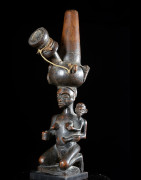 Pipe céremonielle a tabac ou chanvre - Chokwe - Angola