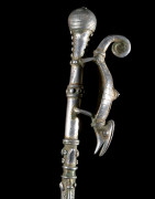 Canne de dignitaire en fonte aluminium - Lobi - Benin - Objets de regalia