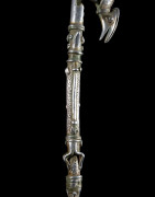 Canne de dignitaire en fonte aluminium - Lobi - Benin - Objets de regalia