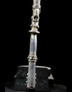 Canne de dignitaire en fonte aluminium - Lobi - Benin - Objets de regalia