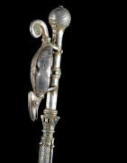Canne de dignitaire en fonte aluminium - Lobi - Benin - Objets de regalia