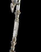 Canne de dignitaire en fonte aluminium - Lobi - Benin - Objets de regalia